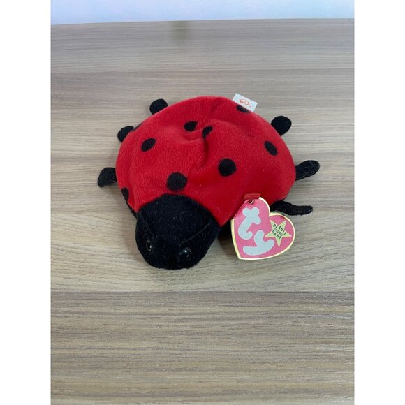 Ty Beanie Baby Lucky Ladybug - Picture 1 of 8